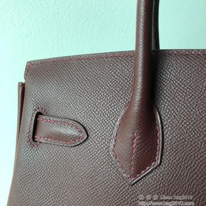 HERMES愛馬仕 鉑金包 Birkin 百分百老工匠 法國進口蠟線 純手工製作 時尚高端手提包  Ama1282